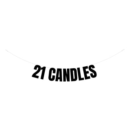 21 candles banner