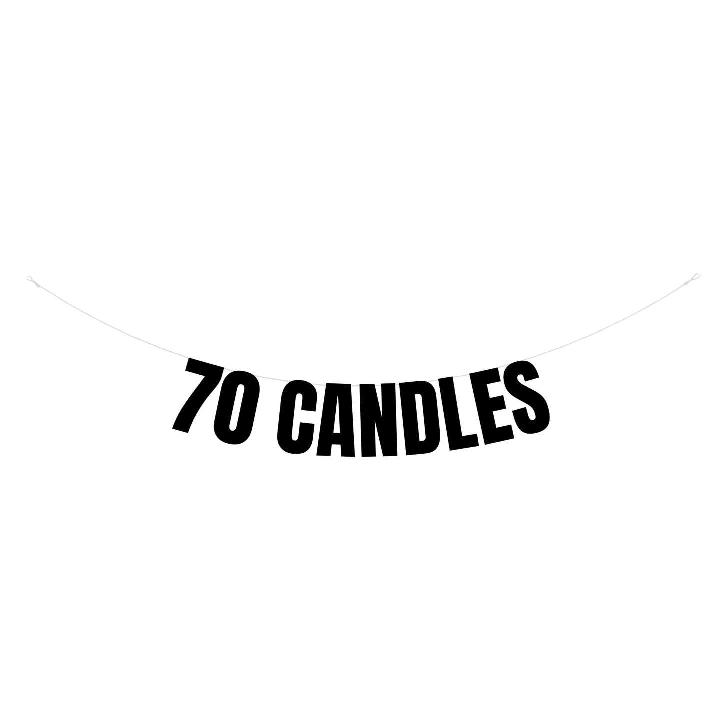 70 Candles banner