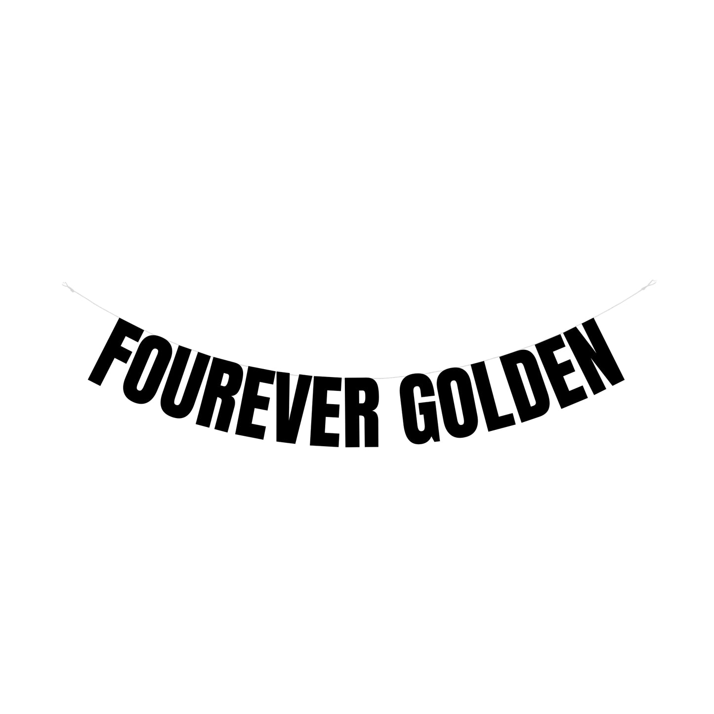 Four ever Golden banner