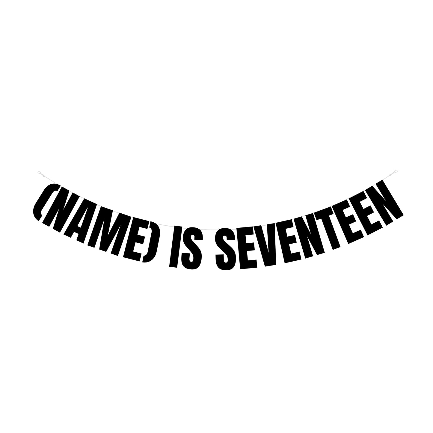 Personalised is seventeen banner