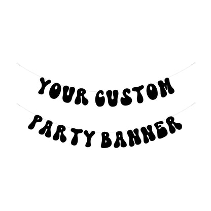 Personalised party banner : Vibez font