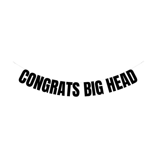 Congrats big head banner