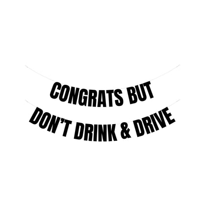 Don't drink & drive banner